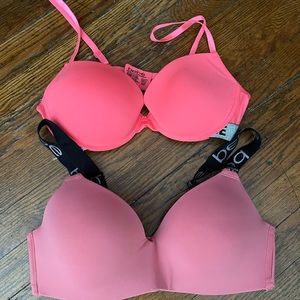 Bundle of two BEBE bras 38C